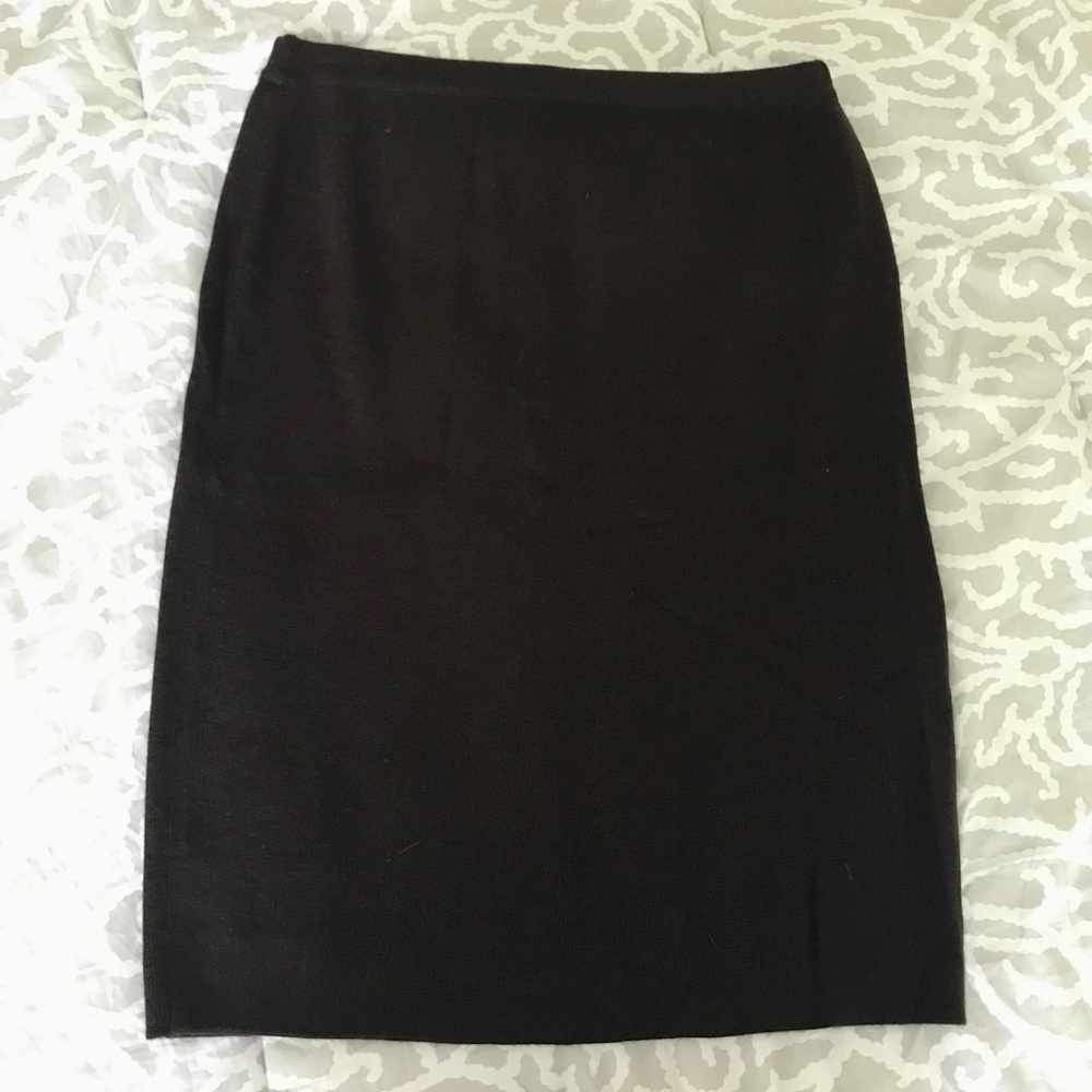 Linea by Louis Dell’Olio Brown Knit Skirt